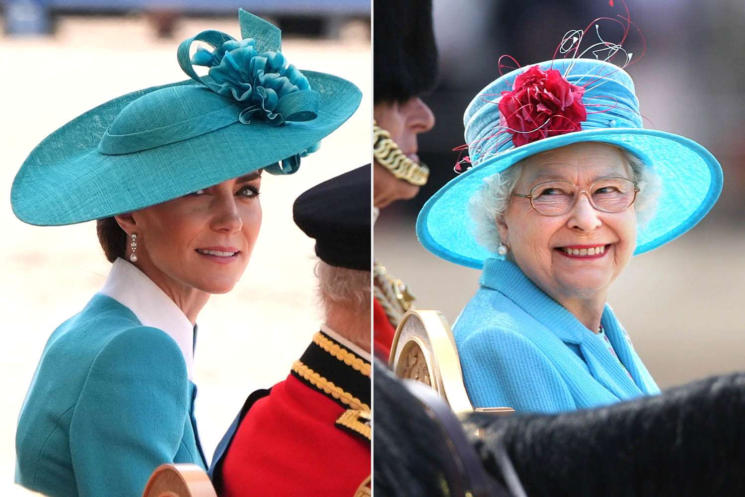 Kate Middleton Steals a Look at Prince William, Echoing Queen Elizabeth