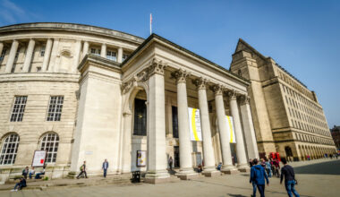 Exterior photo of Manchester Central Library