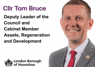 Cllr Tom Bruce smiling