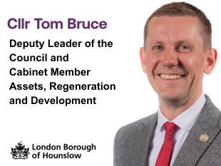 Cllr Tom Bruce smiling