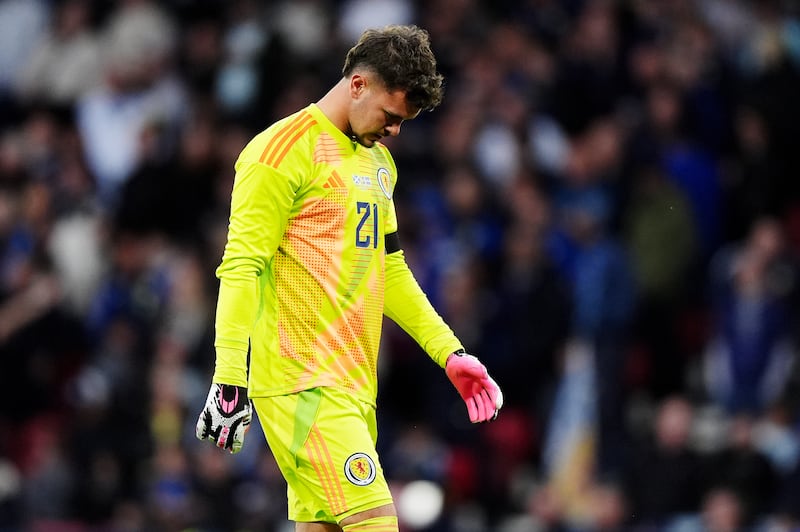 Cieran Slicker struggled on his debut