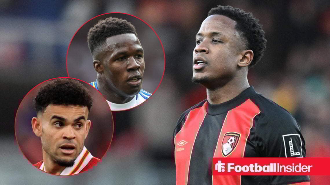 Luis Diaz Wilfried Gnonto Luis Sinisterra Bournemouth