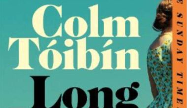 Book of the Week with Waterstones of King’s Lynn is Long Island by Colm Tóibín