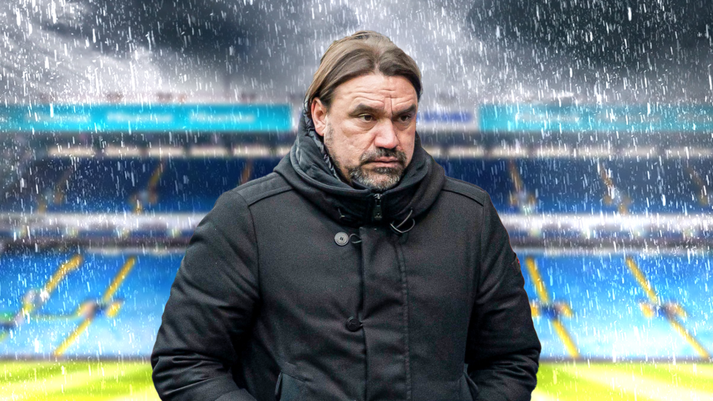 Leeds United Daniel Farke sad