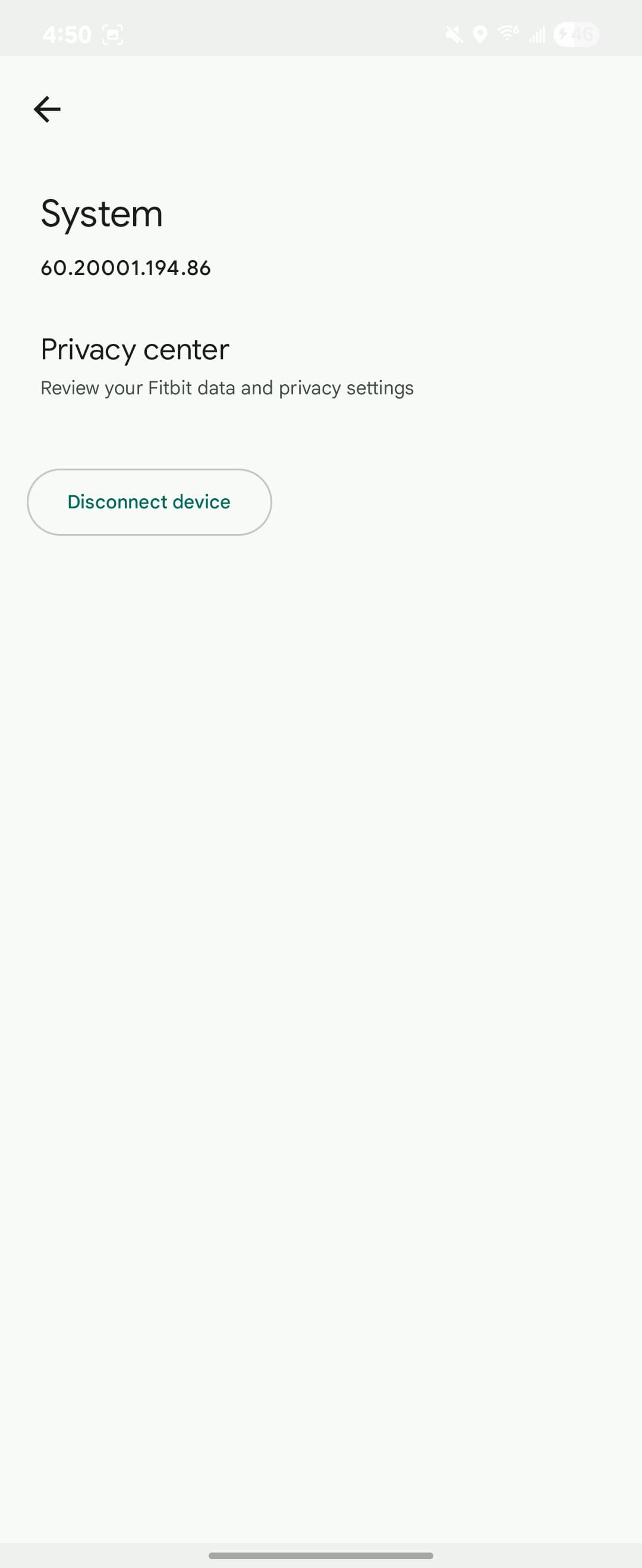 Fitbit device settings redesign