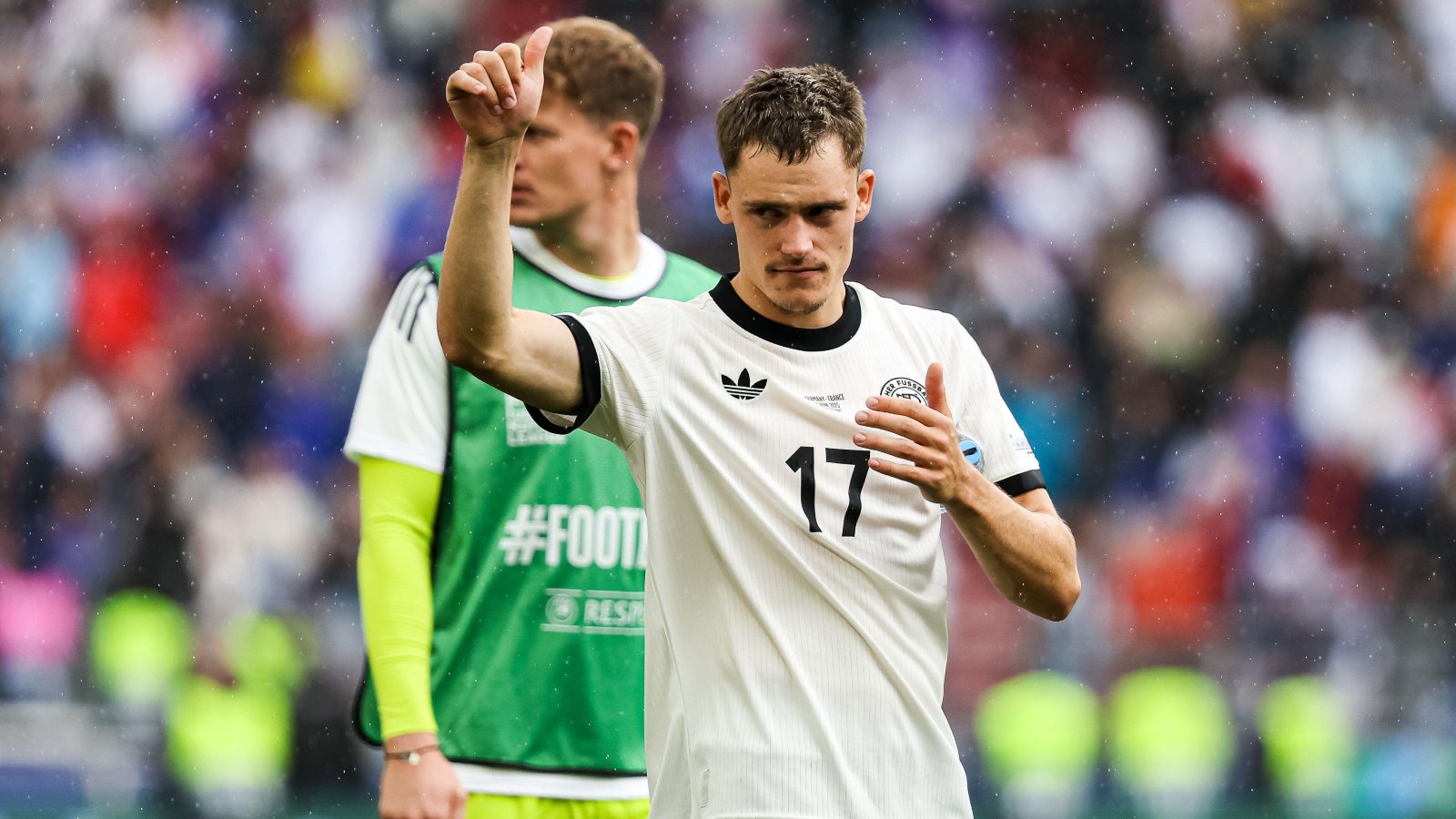 Where was Liverpool's 'new midget' as Germany lost to France?