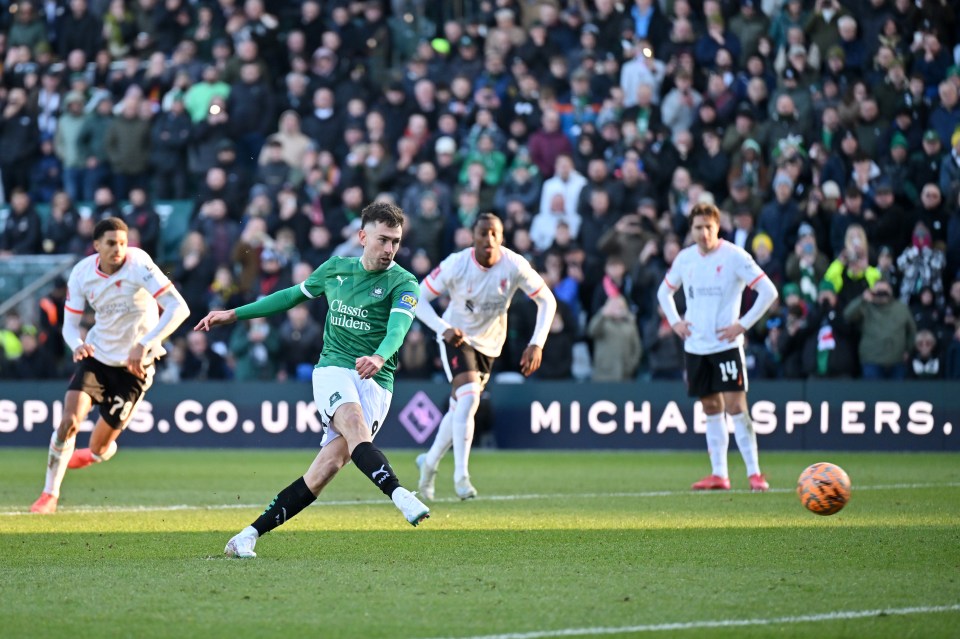The 28-year-old left a lasting memory for Argyle fans during last season's FA Cup