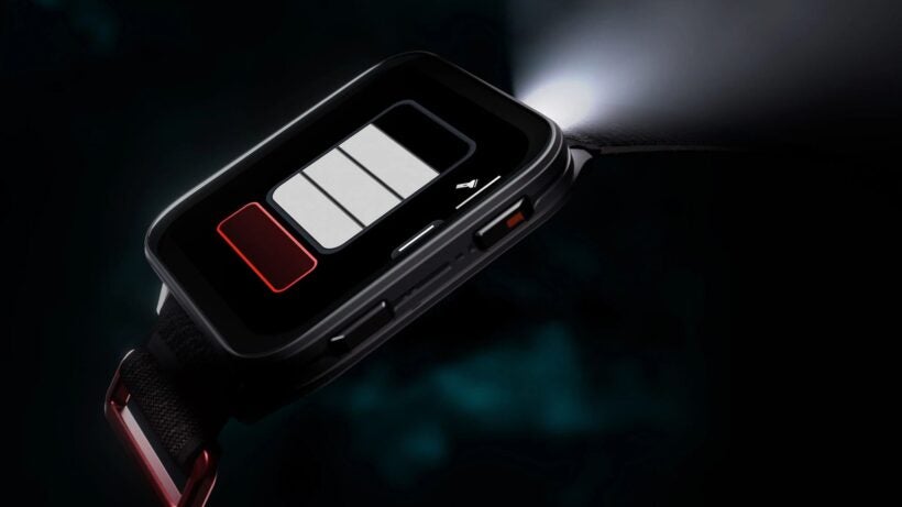 Garmin Venu X1 flashlight