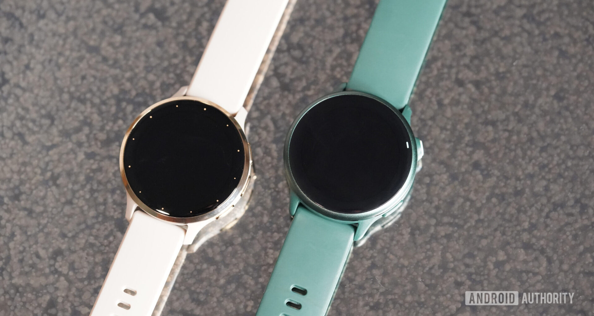 A Garmin Vivoactive 6 rests alongside a Venu 3.