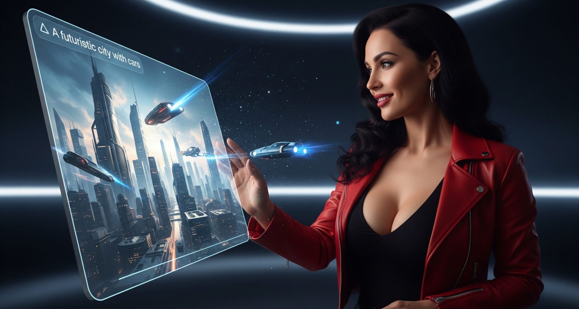 Gemini 4 woman city