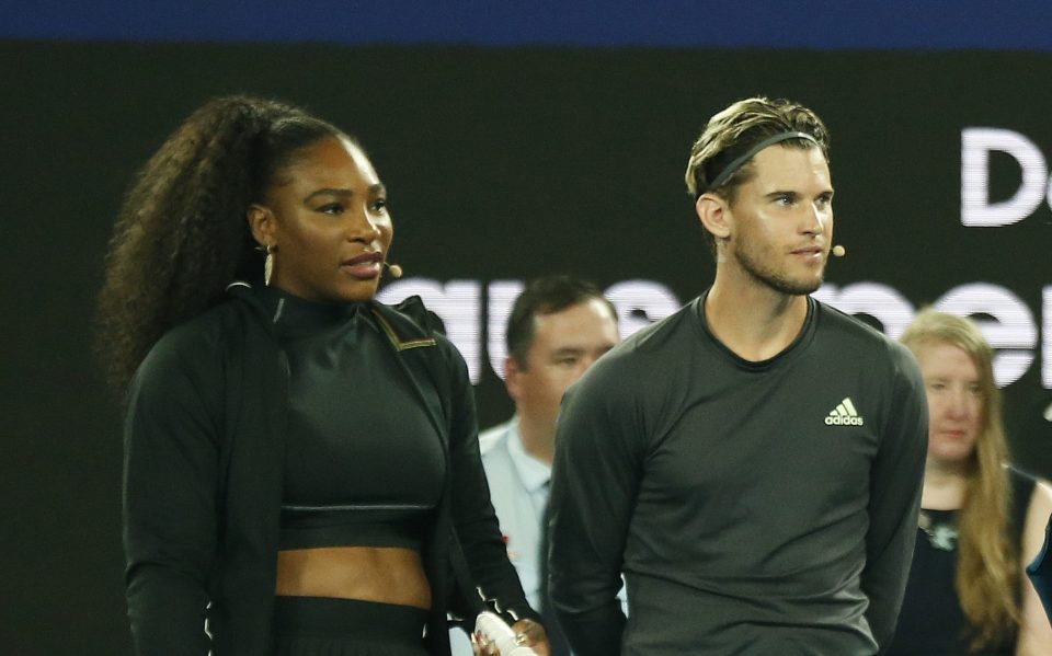 Serena Williams and Dominic Thiem had an indirect conflict