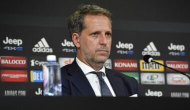 Fabio Paratici attends a Juventus Press Conference at Allianz Stadium on June 04, 2021 in Turin, Italy.