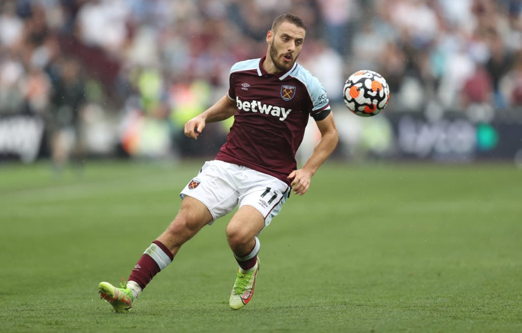 Nikola Vlasic during West Ham United v Manchester United - Premier League