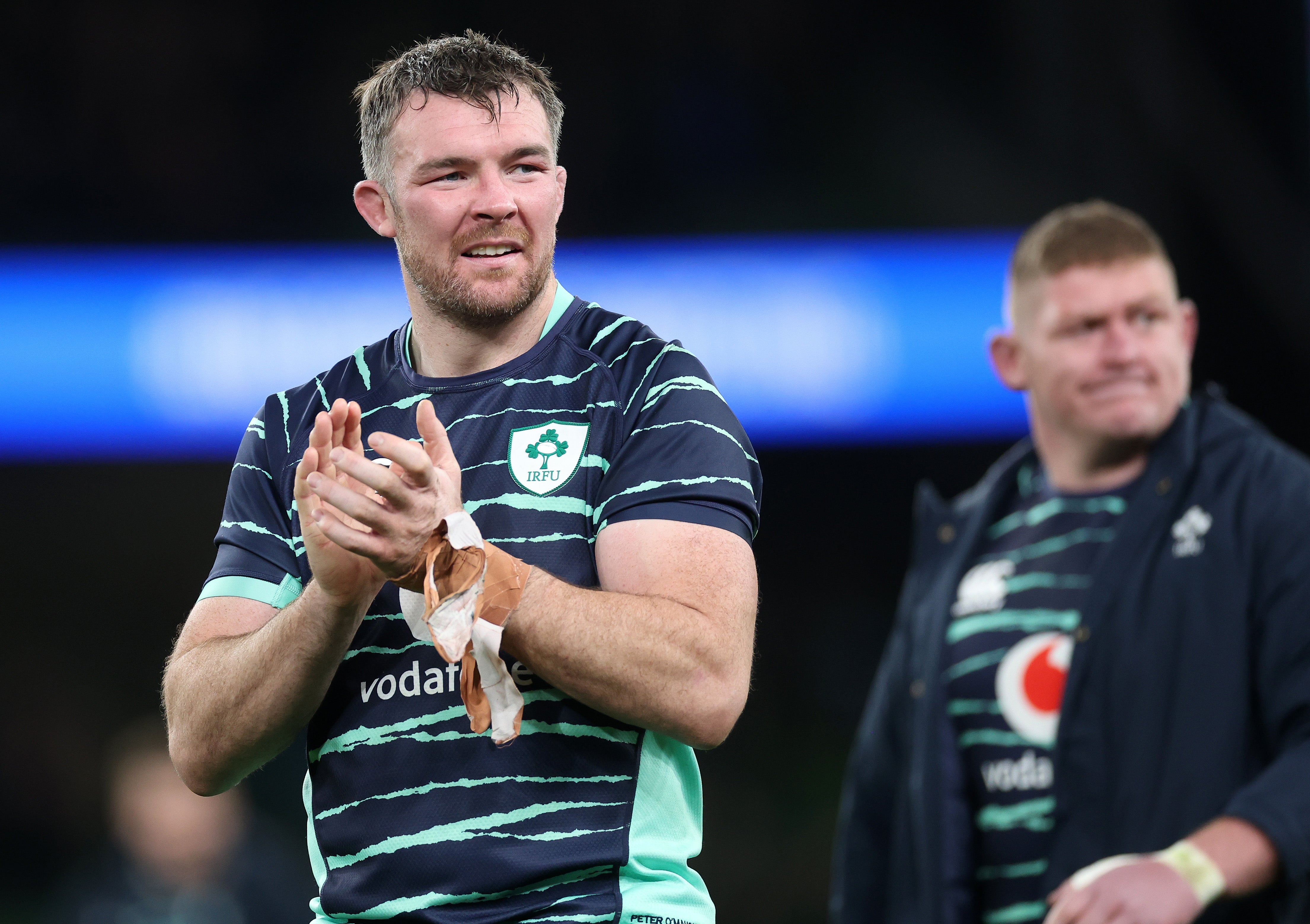 Peter O’Mahony leads the Barbarians