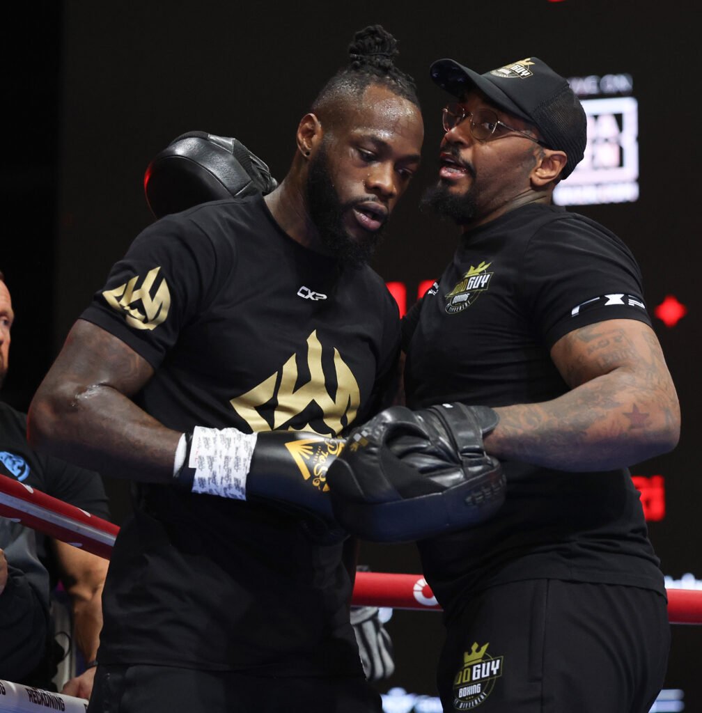 Deontay Wilder with Malik Scott