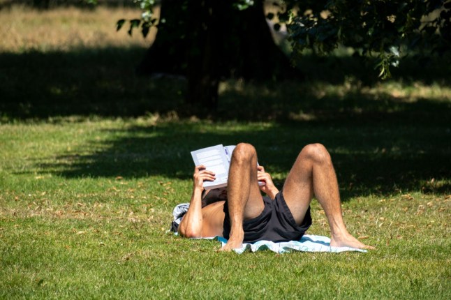 People In First Summer Heatwave Of 2024 In London