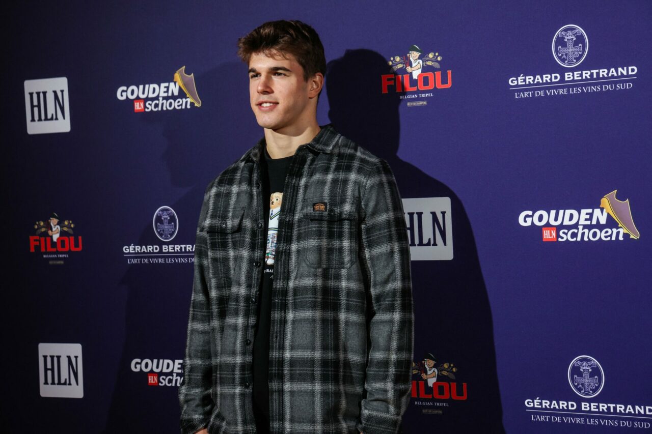 Westerlo's Luka Vuskovic pictured at the 71st edition of the 'Golden Shoe' award ceremony, in Middelkerke, Tuesday 04 February 2025. The Golden Sho...