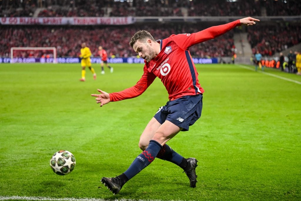 Lille left-back Gabriel Gudmudsson.