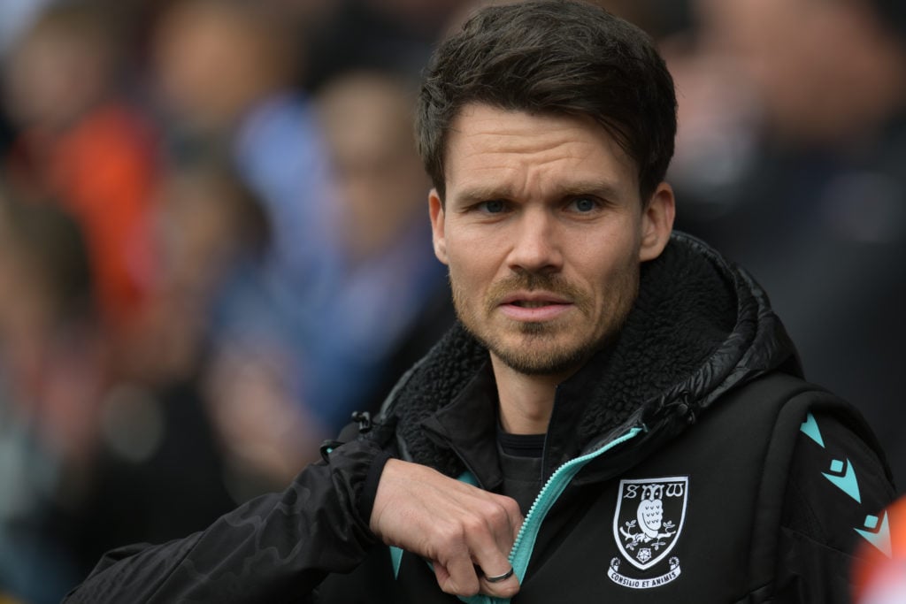 Sheffield Wednesday Manager Danny Rohl is present during the Sky Bet Championship match between Sheffield Wednesday and Portsmouth