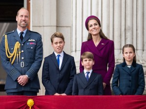 Prince William, Prince George, Kate Middleton, Prince Louis, and Princess Charlotte