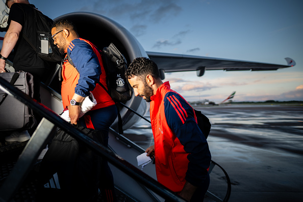 Manchester United Travel to their Post Season Tour