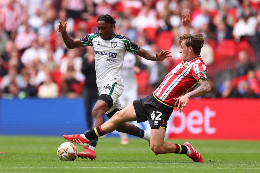 Sydie Peck during Sheffield United v Sunderland in the Sky Bet Championship Play-Off Final
