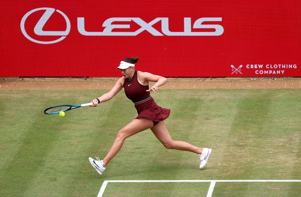 Anisimova struggled to get any rhythm against a crafty opponent