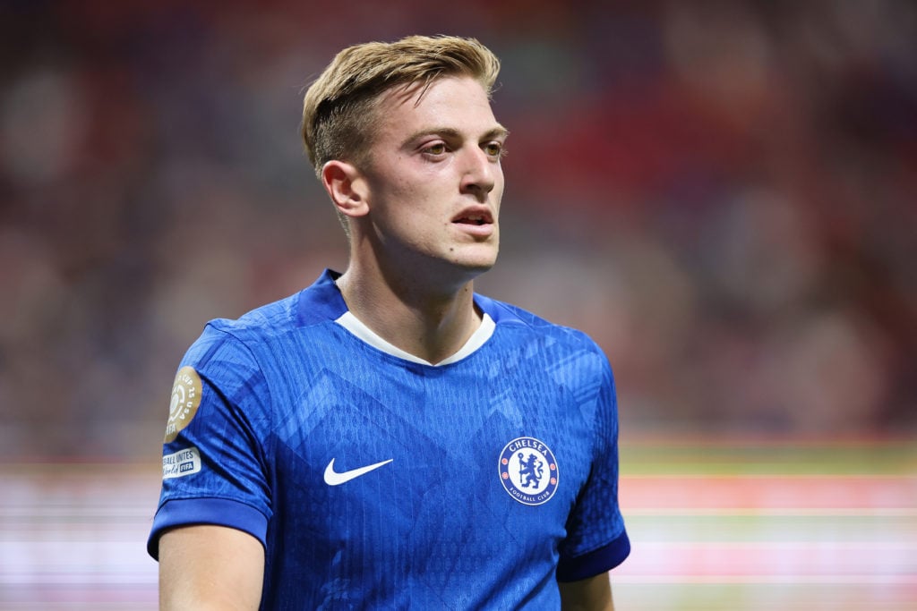 Liam Delap in action during Chelsea FC v Los Angeles Football Club: Group D - FIFA Club World Cup 2025