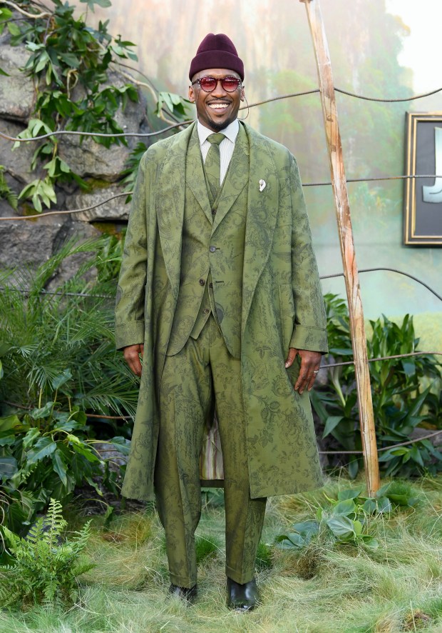 LONDON, ENGLAND - JUNE 17: Mahershala Ali attends the "Jurassic World Rebirth" World Premiere at the Odeon Luxe Leicester Square on June 17, 2025 in London, England. (Photo by Joe Maher/Getty Images)