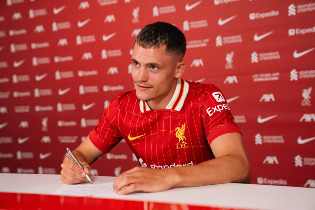 Liverpool Unveil New Signing Florian Wirtz
