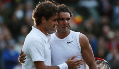 What Rafael Nadal said to Roger Federer at the net after winning the 2008 Wimbledon final
