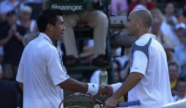 He stunned Andre Agassi at Wimbledon in 2002 and became the first Asian player ranked in the ATP top ten