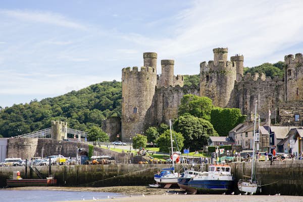 The Lonely Planet guide to Conwy Castle, Wales
