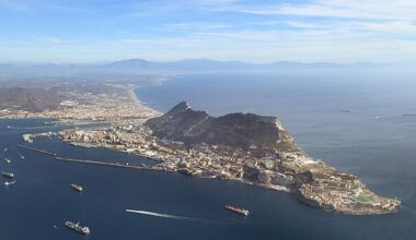 Veduta aerea di Gibilterra [foto: Adam Cli/Wikimedia Commons]