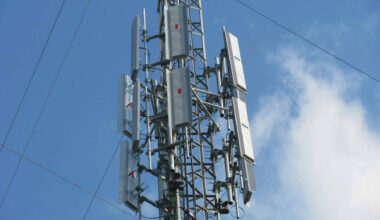 Picture of one of Gogo's internet towers