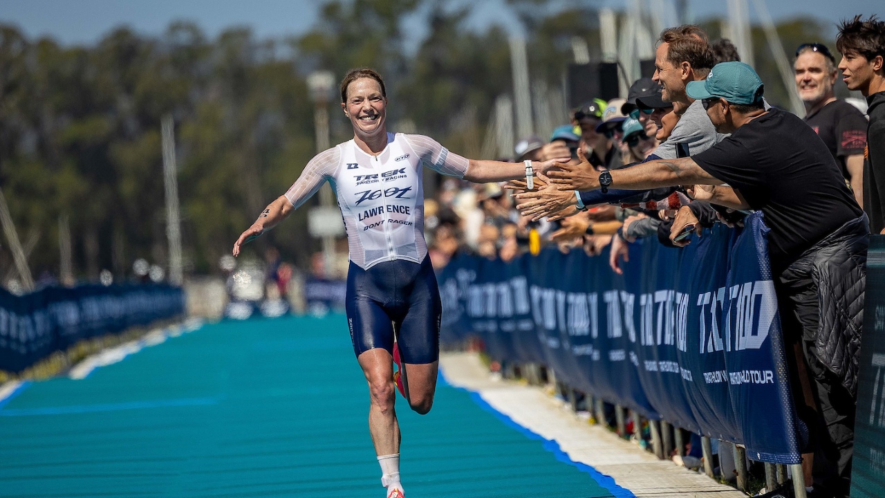 Holly Lawrence T100 San Francisco run 2025