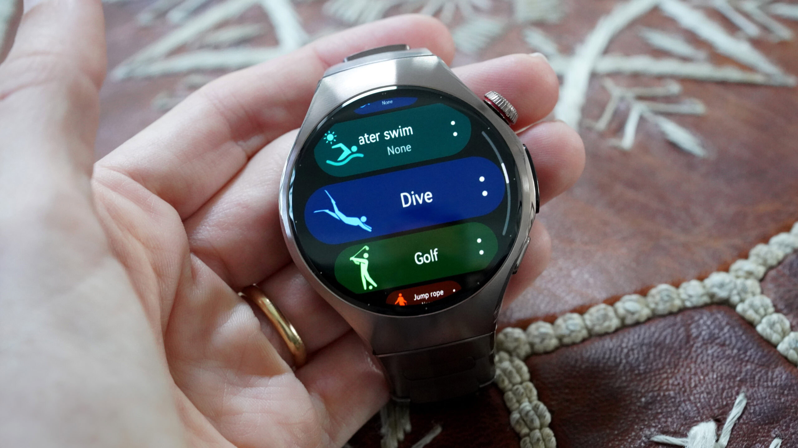 The Huawei Watch 5 boast more than 100 workout types.