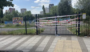 Large police presence in Wembley park after man stabbed
