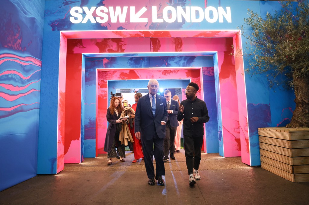 King Charles III Visits SXSW London