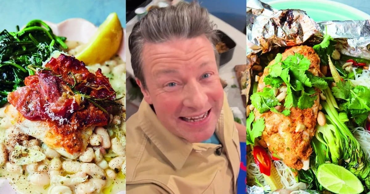Try these healthy air fryer recipes from Jamie Oliver.
