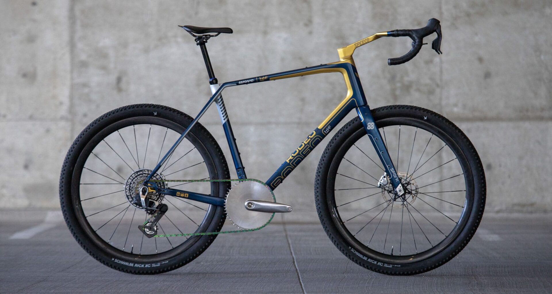 A Wove and Rodeo Labs TD4.2 custom gravel bike collab