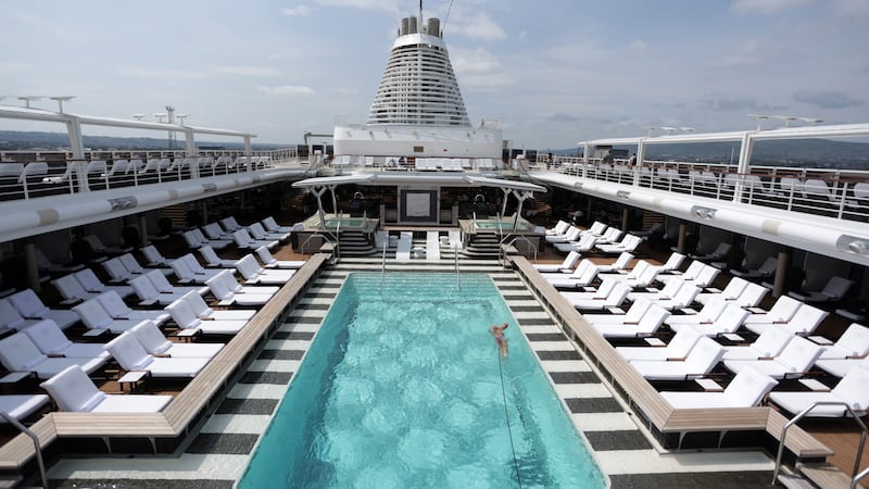 One of world’s most luxurious cruise ships - complete with its own Fabergé egg - docks in Belfast