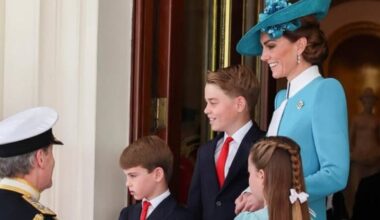 Kate Middleton e Harry com os filhos