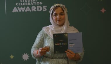 Khanda Faraj won the Adult Achievement Award. Photo credit: Joe Horner.