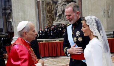 Pope Leo XIV says he's grateful for King Felipe and Queen Letizia's papal inauguration attendance as he receives invite to Spain