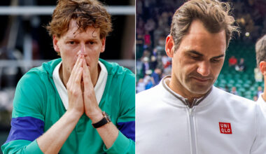 Jannik Sinner suffers 'Roger Federer curse' at French Open final as infamous gesture is repeated six years on