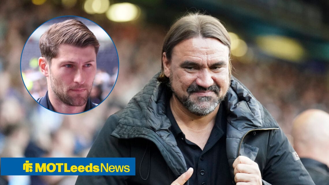 Leeds United manager Daniel Farke and Tottenham defender Ben Davies