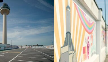 St John’s Shopping Centre has unveiled a new art installation on the top floor of its car park
