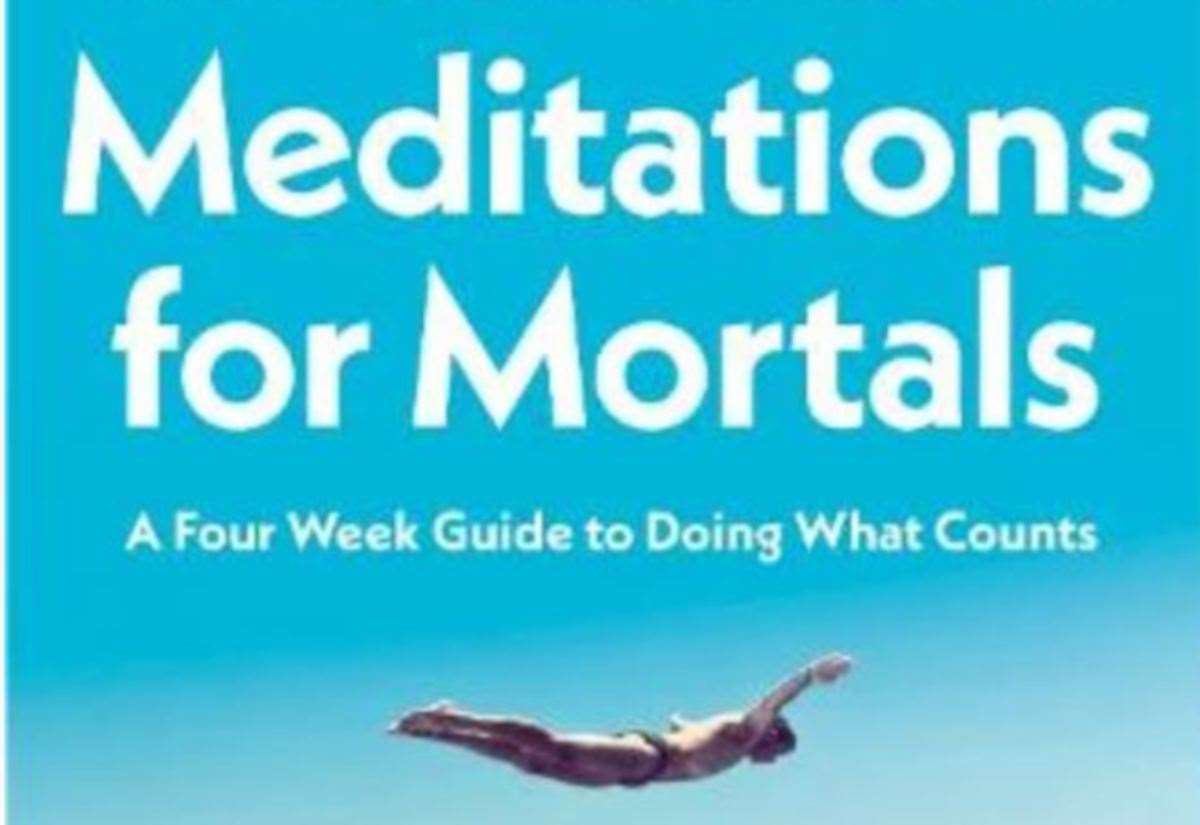 Book of the Week with Waterstones of King’s Lynn is Meditations for Mortals by Oliver Burkeman