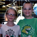 Jovi and PJ. Both are wearing glasses